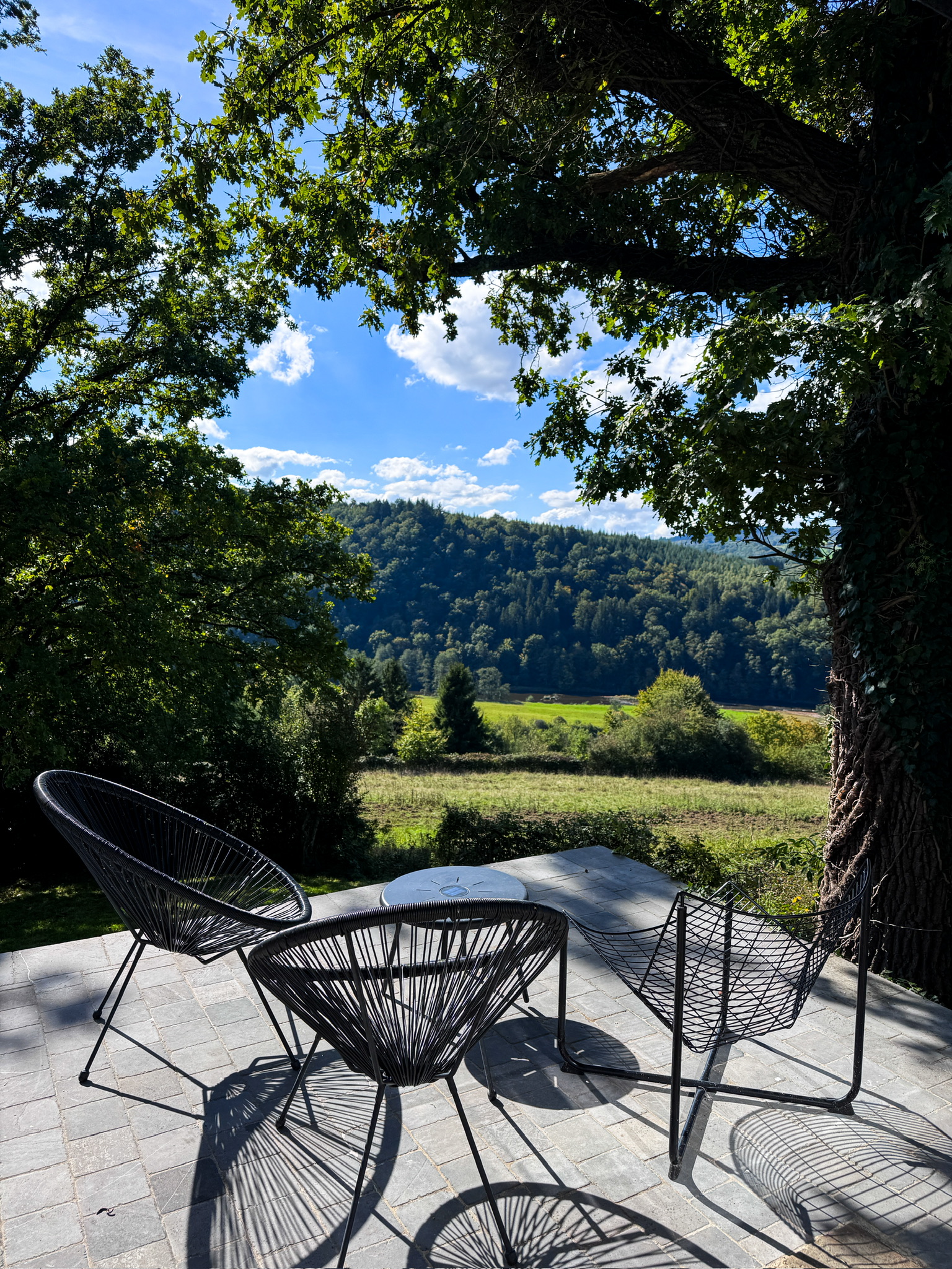 Terrace seating area